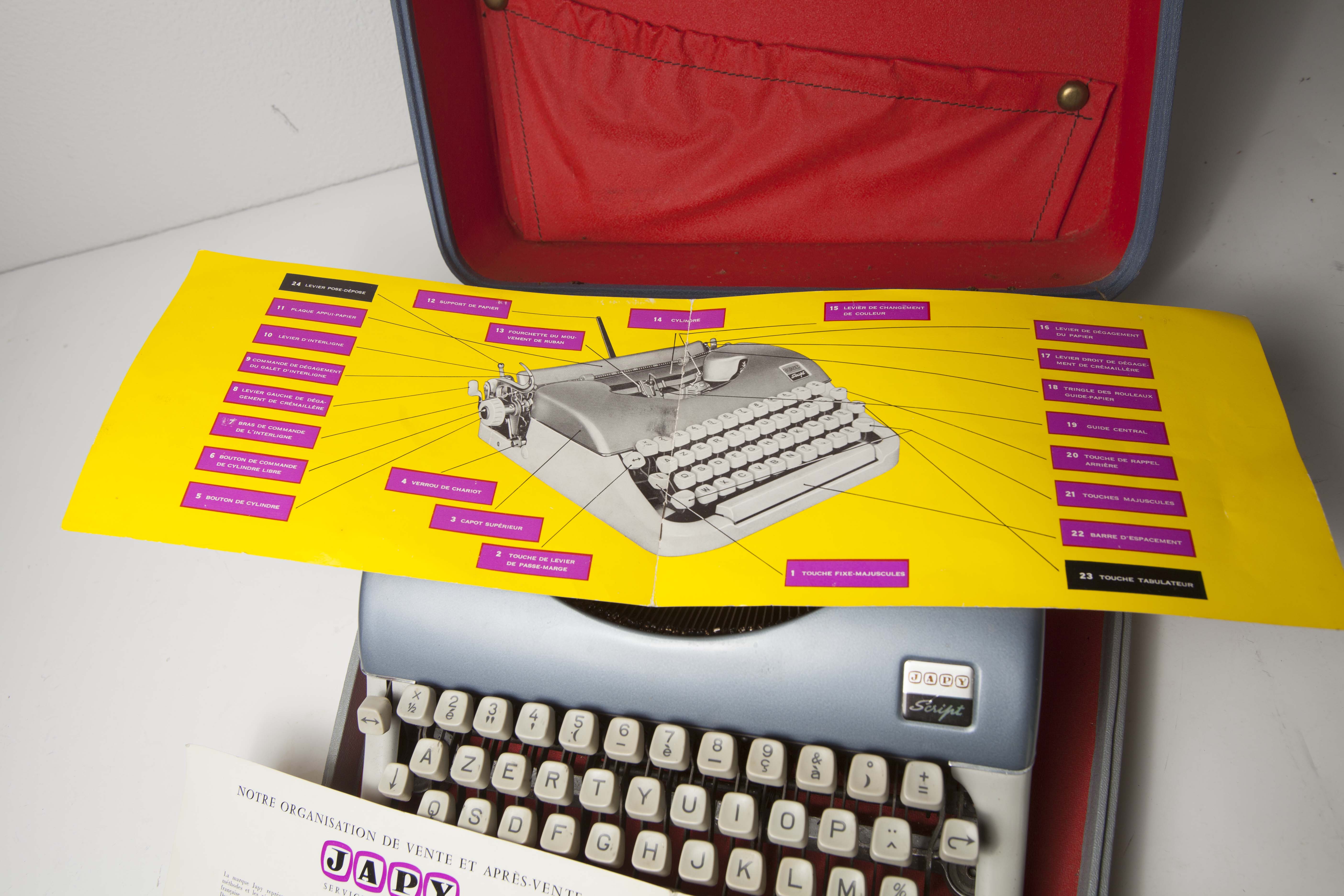 Japy Script typewriter 1960