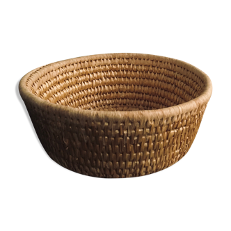 Woven palm basket