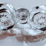 Salière double en cristal