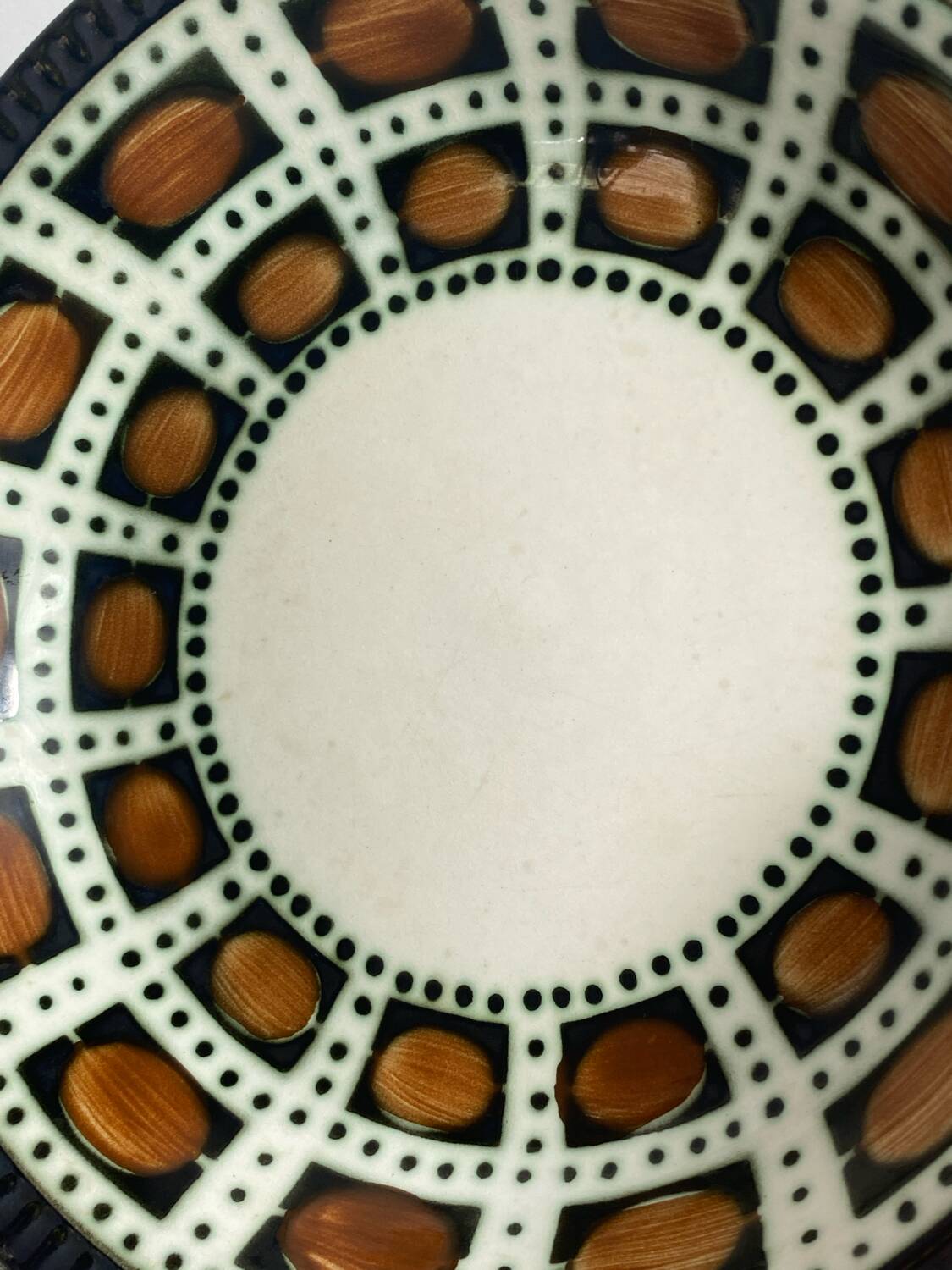 Boch Belgium round serving dish
