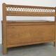 Chest bench wood and rattan - vintage 1960