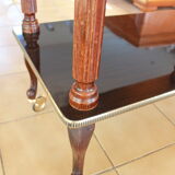 Side table varnished 2 levels 1960