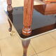 Table d'appoint vernie 2 niveaux 1960