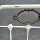 Art Deco brass almond metal bed 120x190