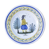Assiette ancienne Henriot Quimper