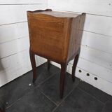 Pair of solid oak bedside tables