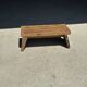 Small low bench in old teak from Indonesia H16 L39