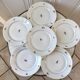 Lot de 6 assiettes plates tchèques made in france modèle déposé années 50-60