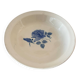 Very pretty blue floral deep dish Digoin Sarreguemines.
