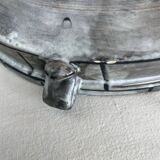 Handcrafted glazed ceramic architectural cup