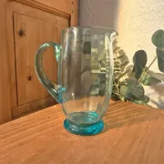 Vintage bubble glass carafe