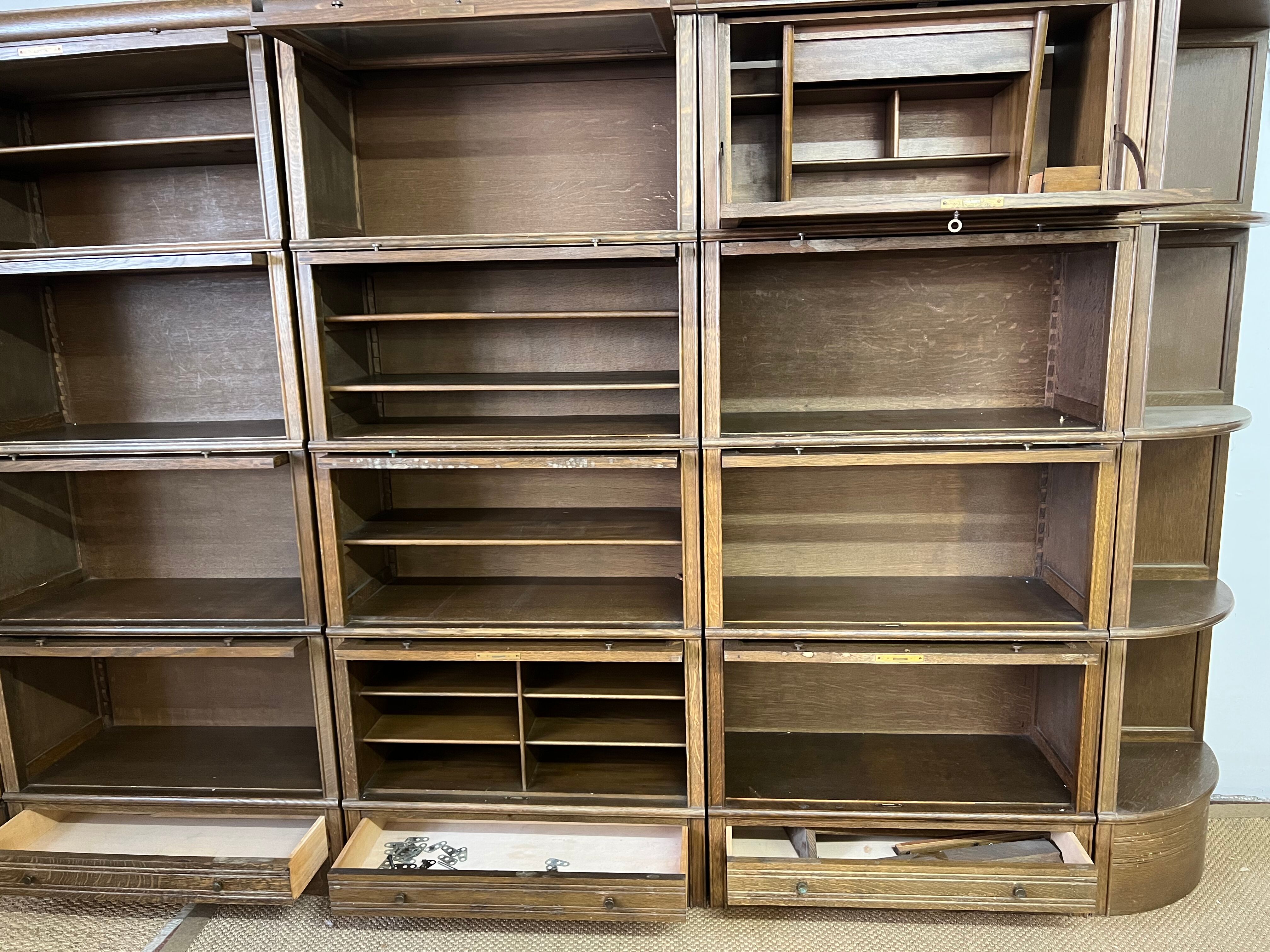 Modular library cabinet MD