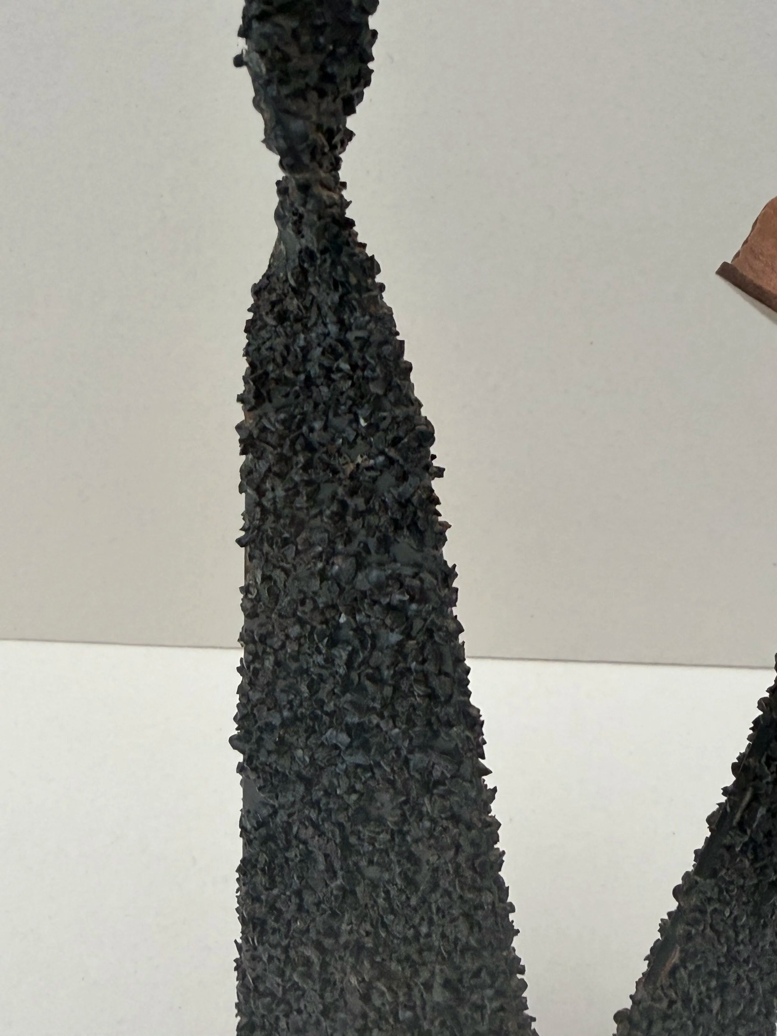 Bougeoir moderniste en métal, 1960