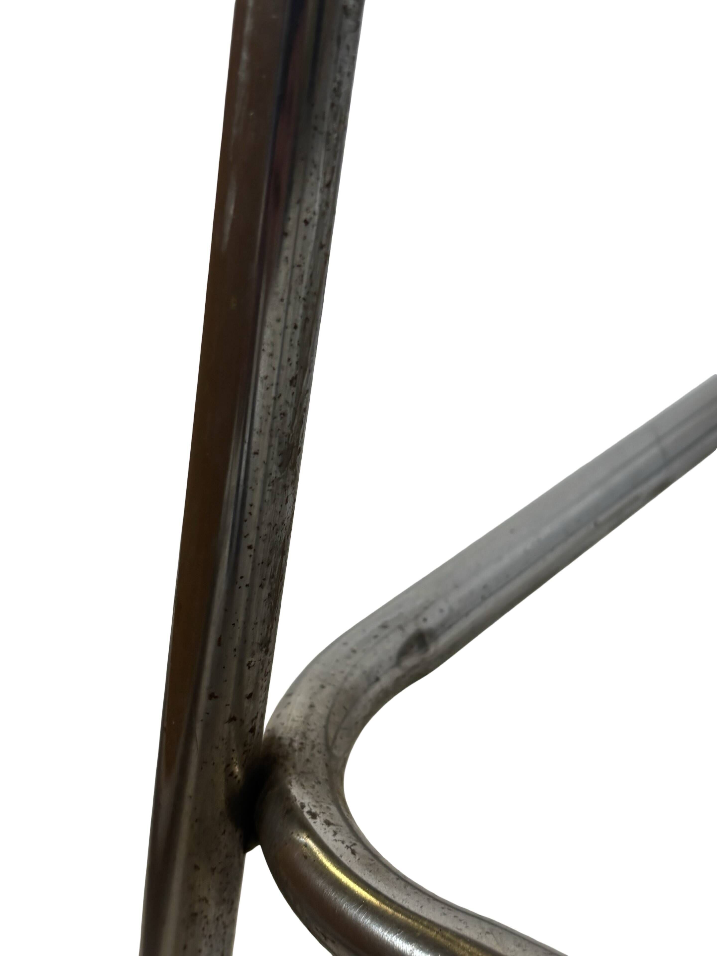Tabouret de bar vintage Dal Vera sélectionné par Charlotte Perriand design 'Les Arcs'