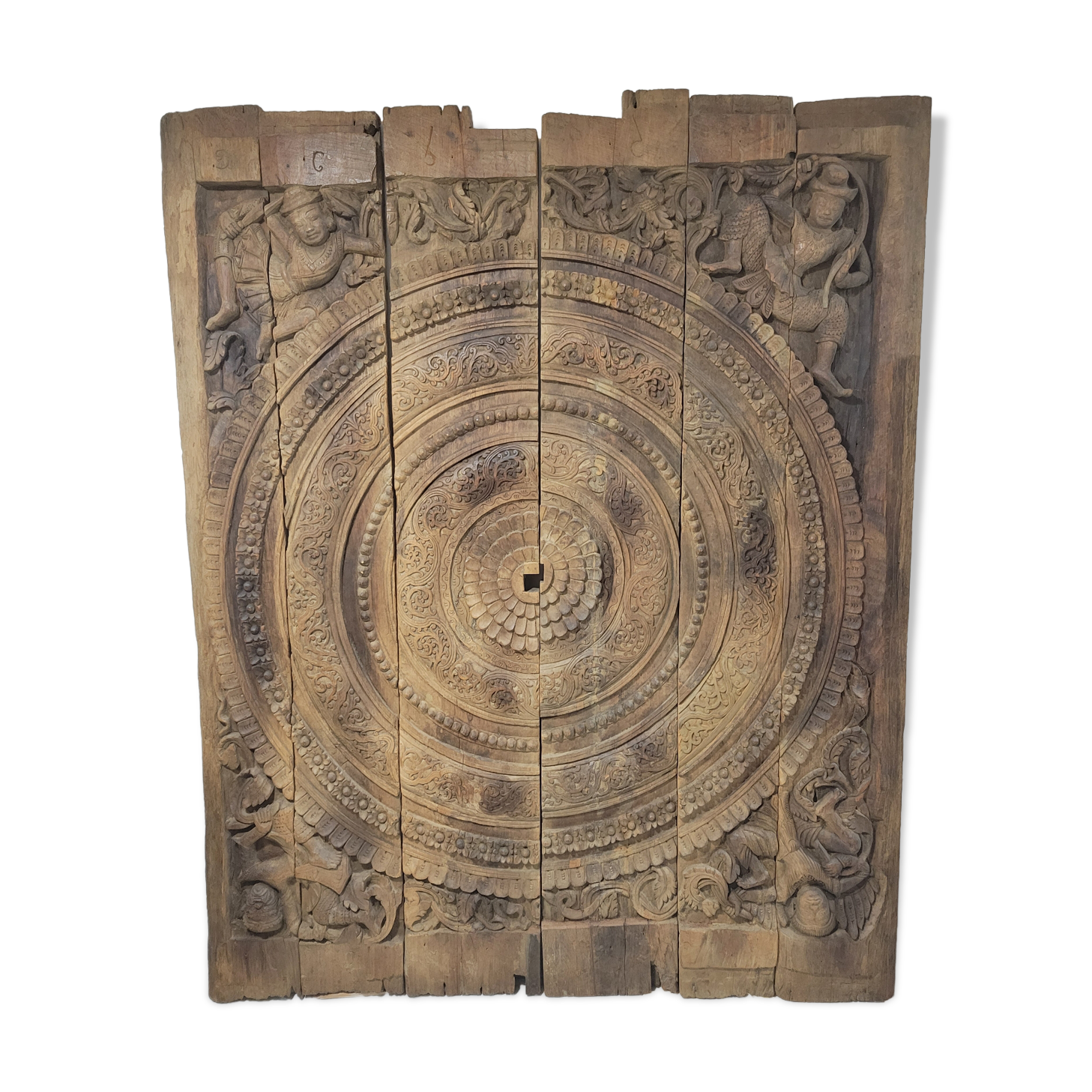 Carved wooden ceiling Curiosity cabinet 155×194cm