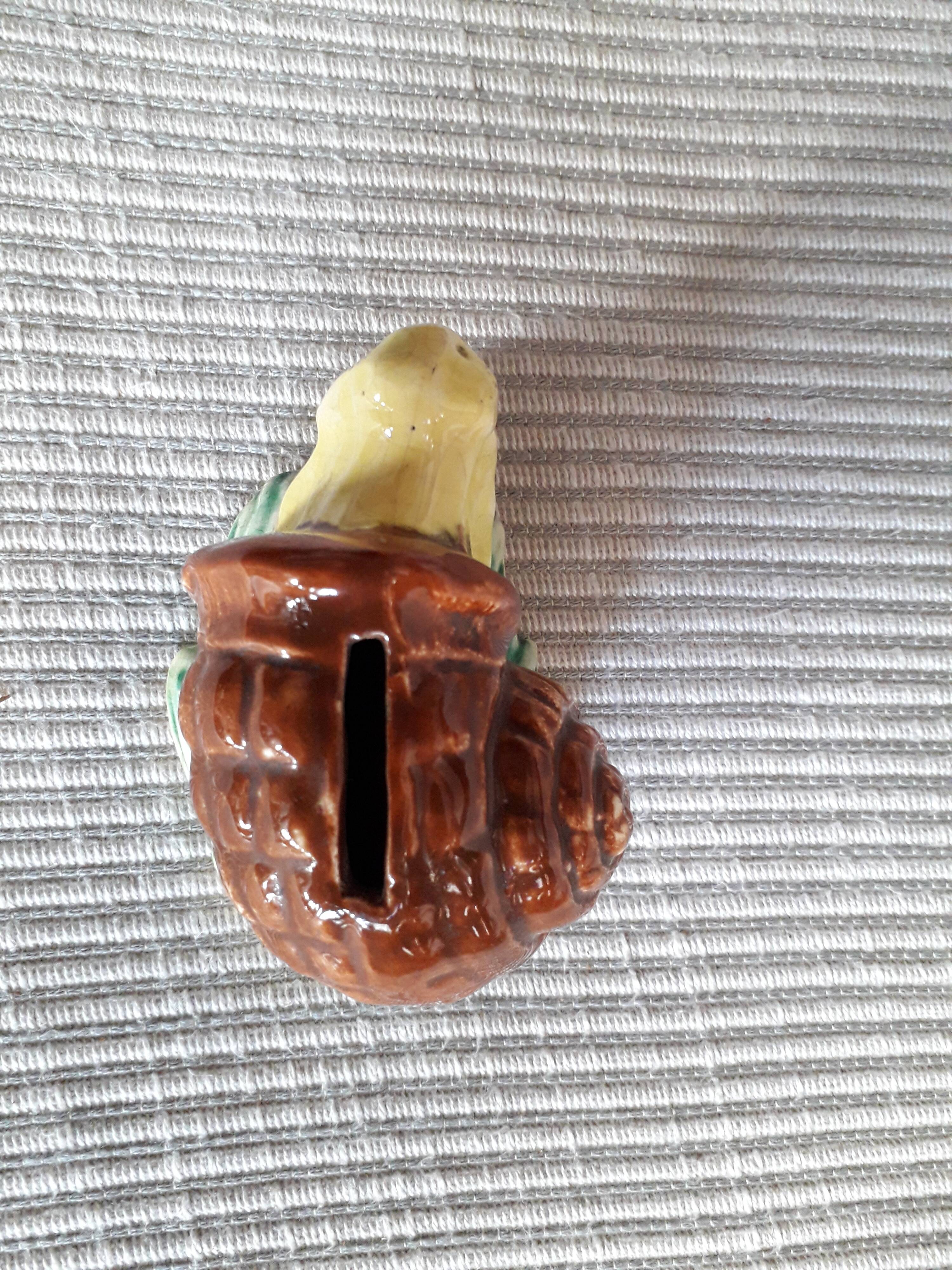 Vintage snail shaped ceramic