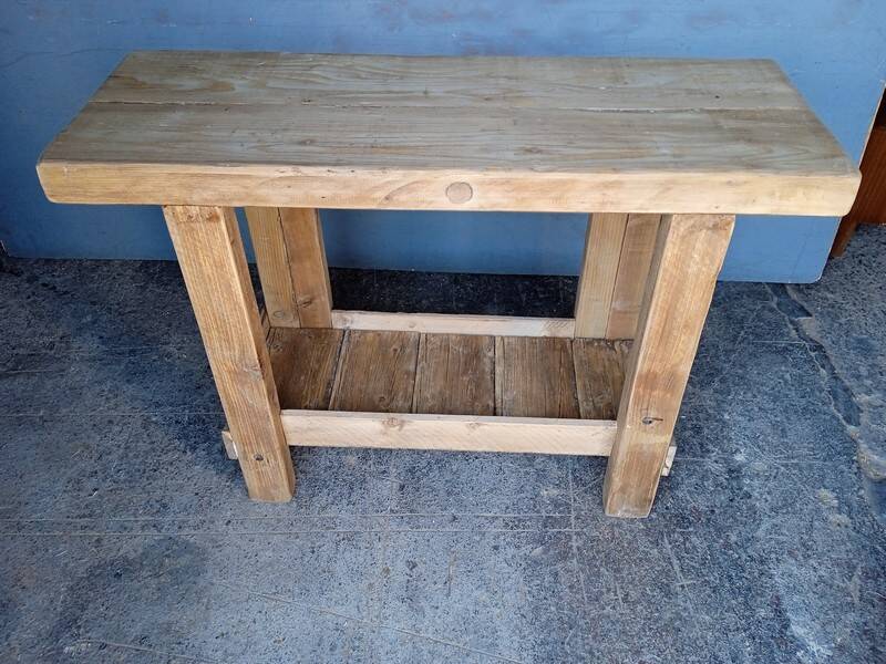 Workbench 120cm old solid wood