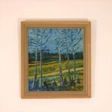 Paysage aux bouleaux par Thorp