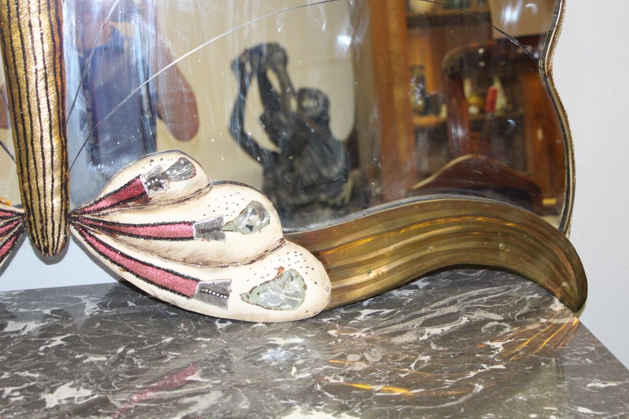 Butterfly mirror 1970 130x90cm