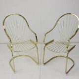 Pair of Gastone Rinaldi chairs, 1970s.