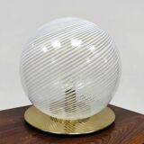 Italian design Murano glass Swirl table lamp