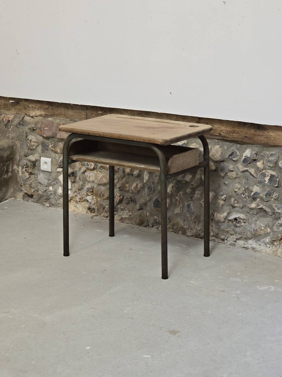 School desk with locker 1960