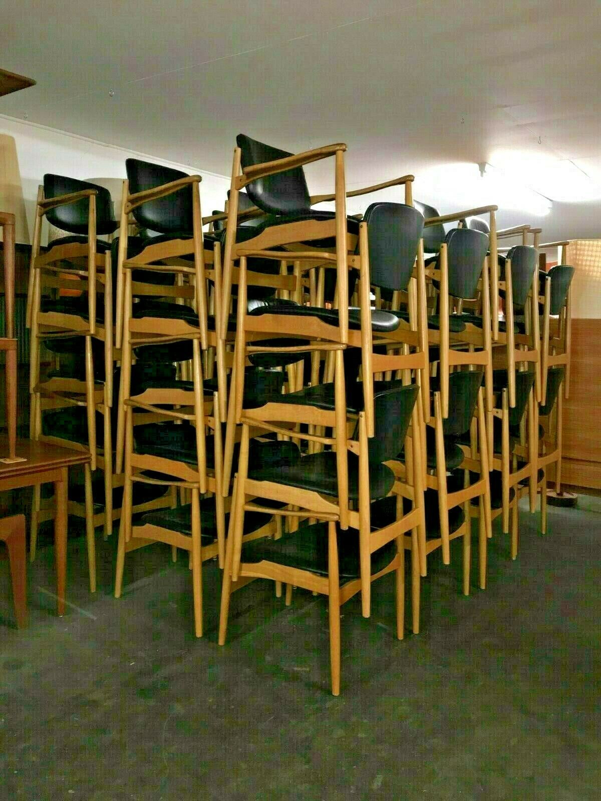 Danish armchair oak Eiche Denmark 60s