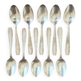 Set of 10 Vintage Dessert Spoons - Understated Everyday Elegance - Re