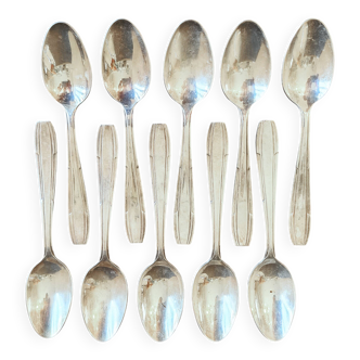 Lot de 10 cuillères à dessert vintage – Élégance discrète au quotidien – Re