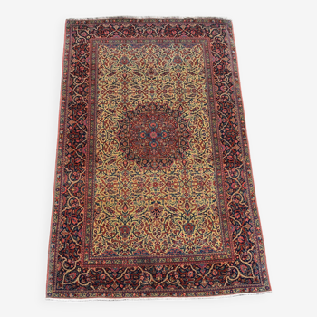 Ancient Iranian oriental rug 205 x 125 cm - wool