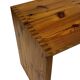 Table d'appoint vintage Ate Van Apeldoorn, pin, années 1970