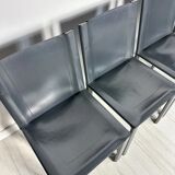 1/6 1980s Vintage Italian Dining Chairs by Carlo Bartoli for Matteo Grassi