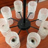 Vintage Raak chandelier by J.W Bosman model Zonnevende 1960