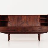 Buffet haut en palissandre, design danois, années 1970, production : Danemark