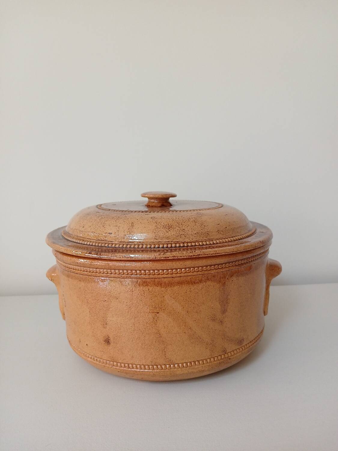 Vegetable salad bowl terracotta pottery