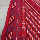 Traditional handmade margoum carpet in pure wool