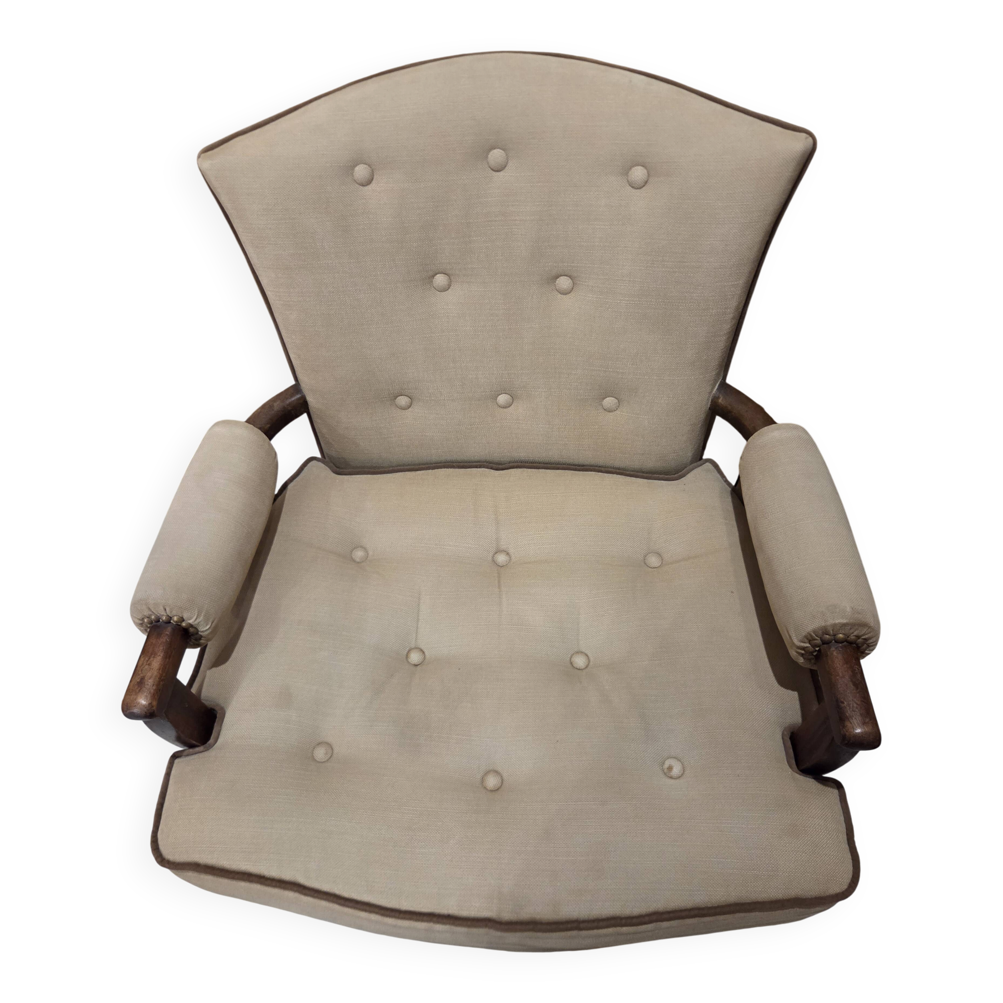 Fauteuil beige