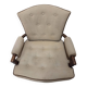 Fauteuil beige