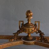 Console time XIX wood and stucco gilded Louis XVI style