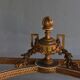 Console time XIX wood and stucco gilded Louis XVI style