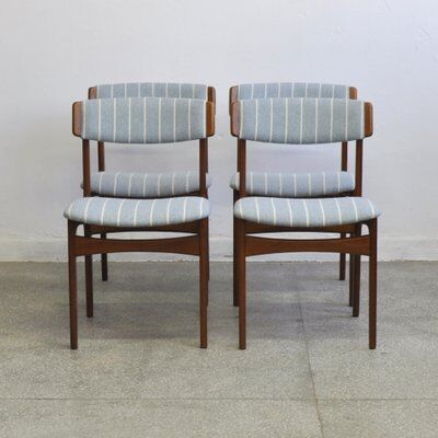Set of 4 chairs by T.S.M in Denmark in the 1970