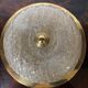 Frosted glass and brass ceiling light, 1970s