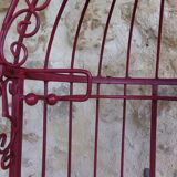 Porte-bouteilles cave à vin cage en fer forgé