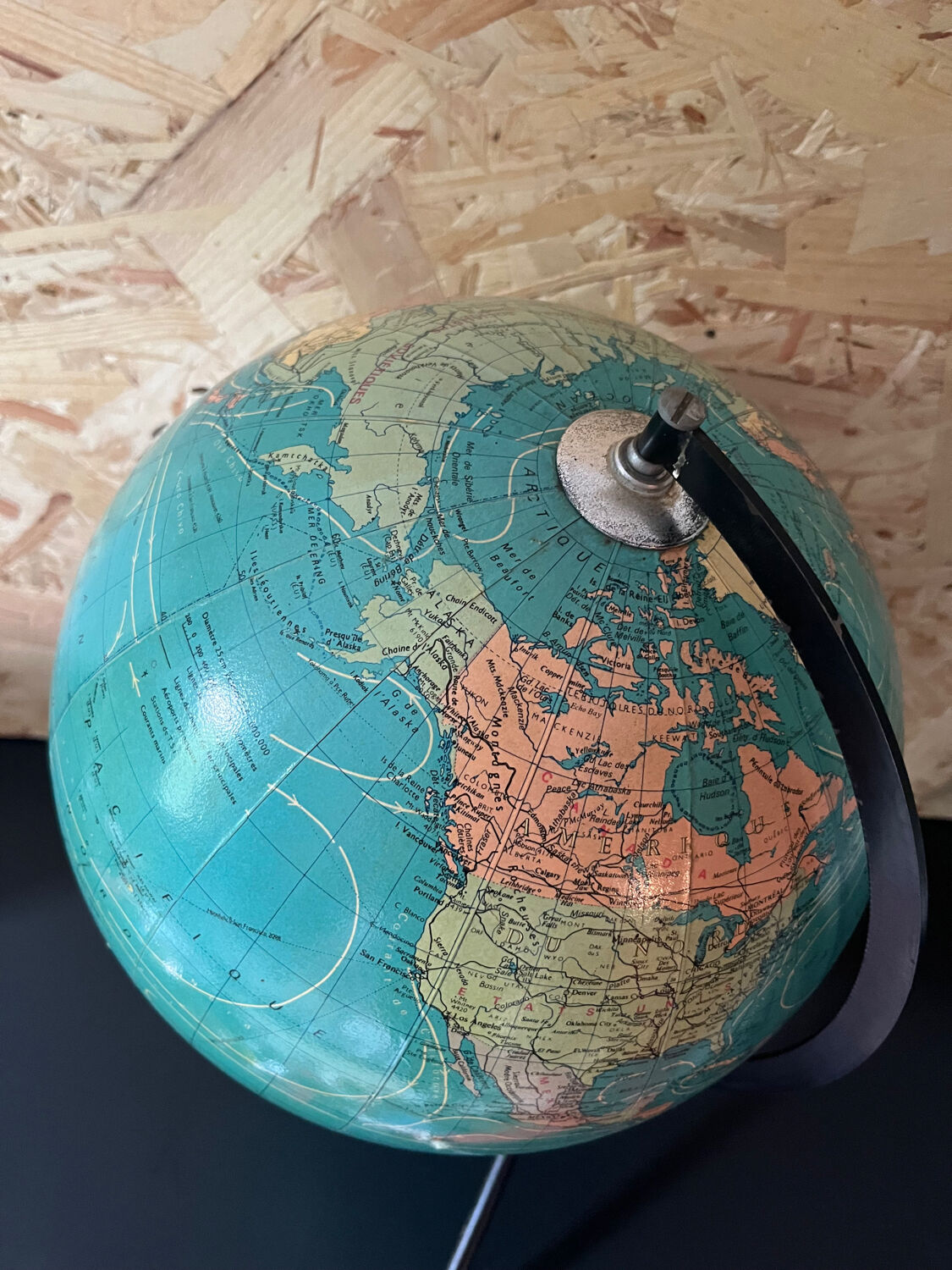Globe world map tripod Taride