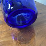 vase mouchoir bleu cobalt