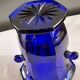 Seau a glacons verre bleu de bristol