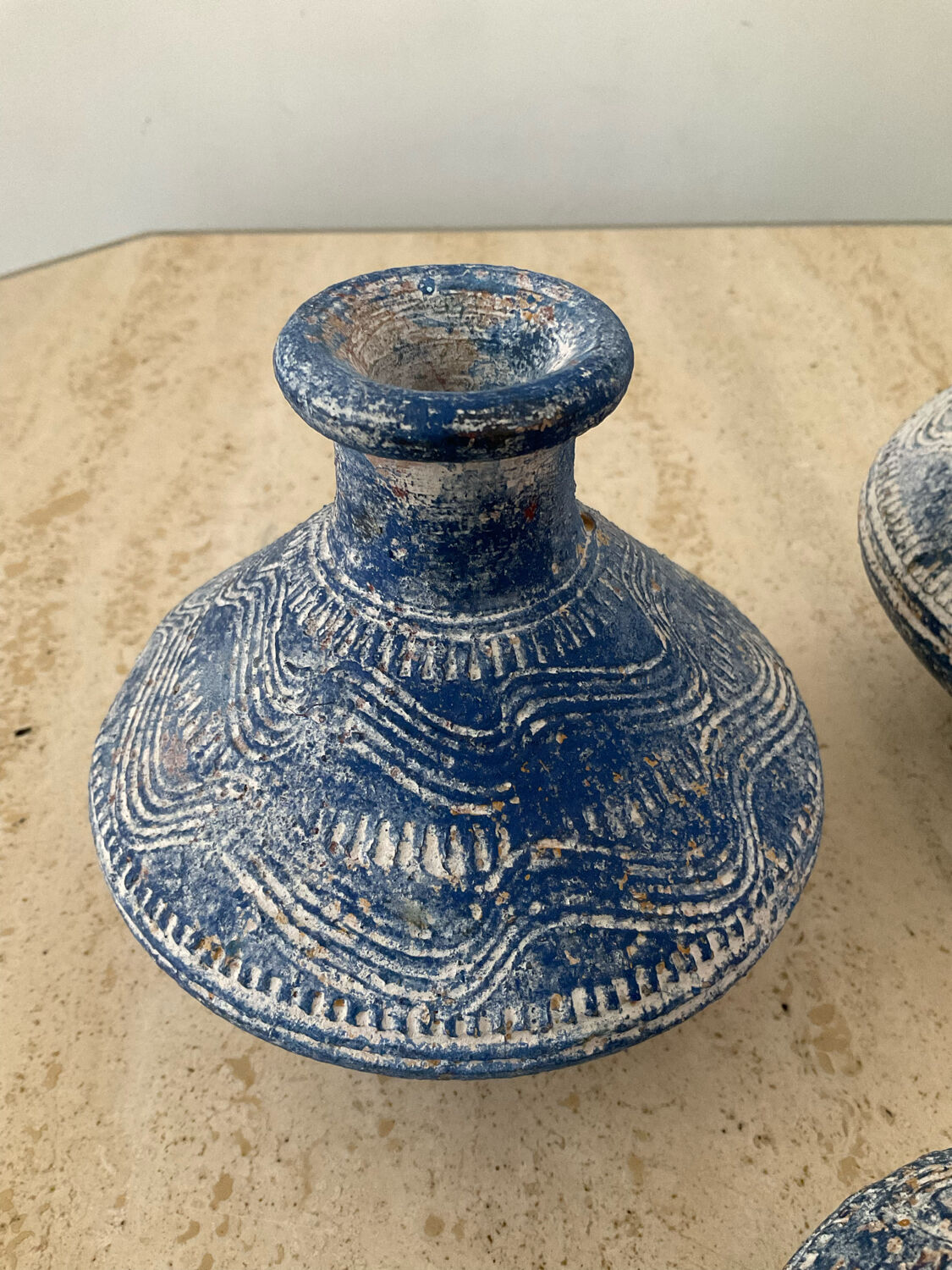 Trio of vintage ceramic vases