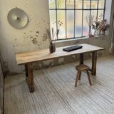1950s pine farmhouse table 220cm
