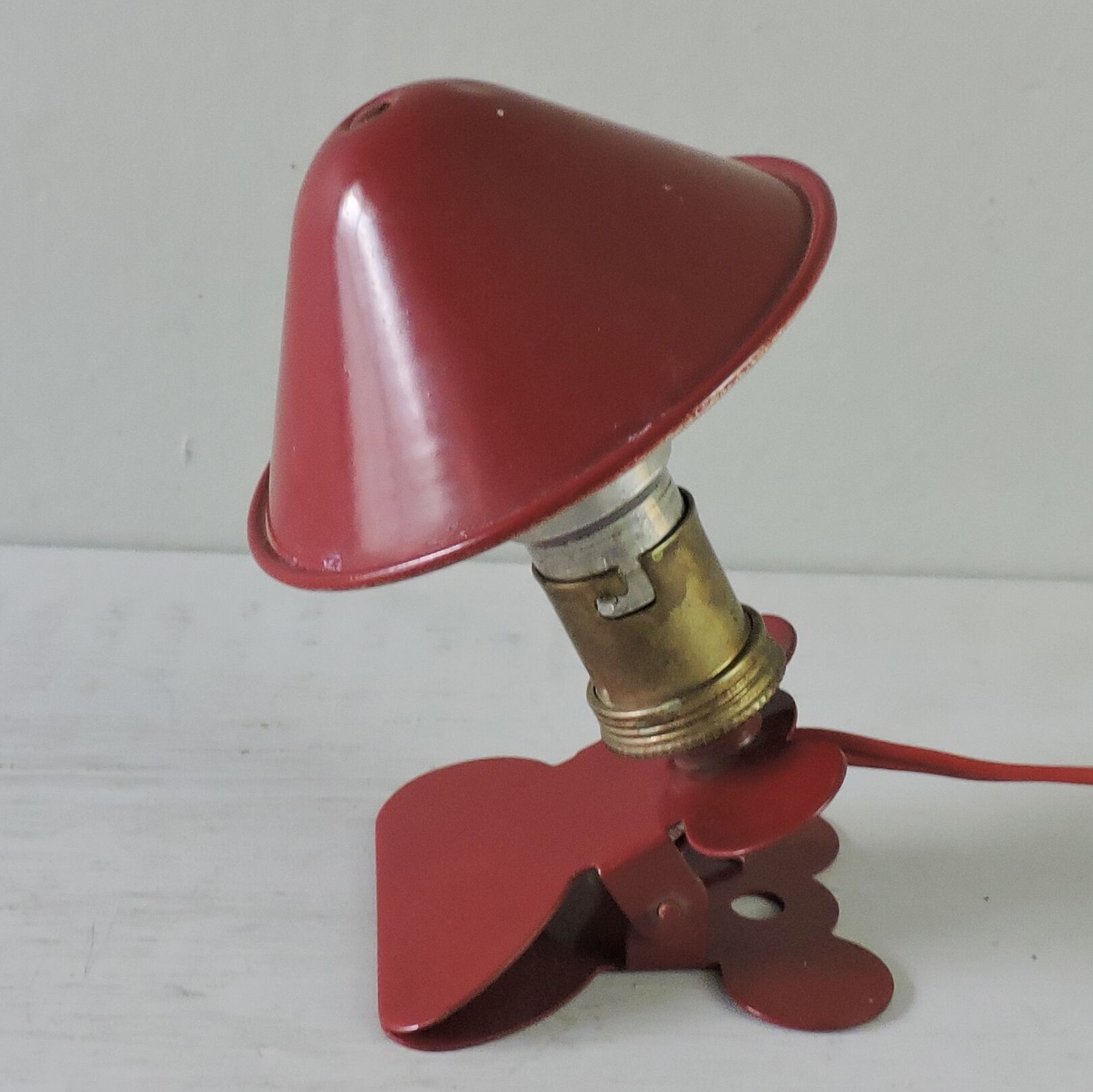Vintage lamp "clip" France 50s