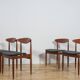 Chaises de salle à manger en teck des années 50 modèle 4507 par Ib Kofod Larsen pour G-Plan.